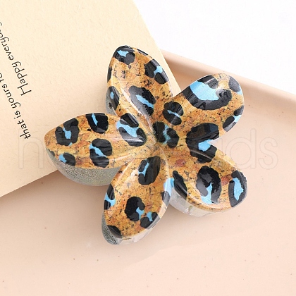 Flower Plastic Claw Hair Clips PW-WGECE3F-03-1