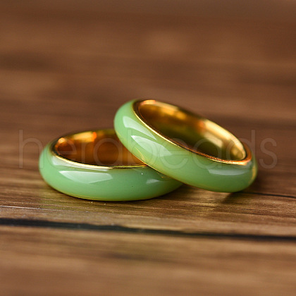304 Stainless Steel Enamel Finger Rings FS-WGF3AA7-01-1