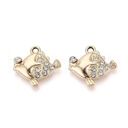 Alloy Rhinestone Pendants PALLOY-T090-62KCG-1