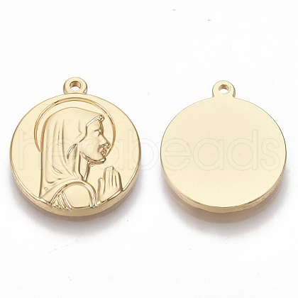 304 Stainless Steel Pendants STAS-N093-03G-NF-1