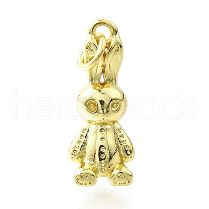 Brass Pendants KK-V007-38G-1