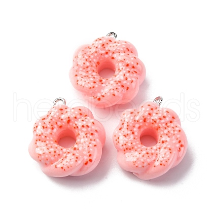 Opaque Resin Pendants CRES-U007-03P-01-1