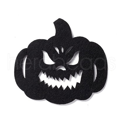 Wool Felt Pumpkin Jack-O'-Lantern Party Decorations AJEW-P101-04B-1