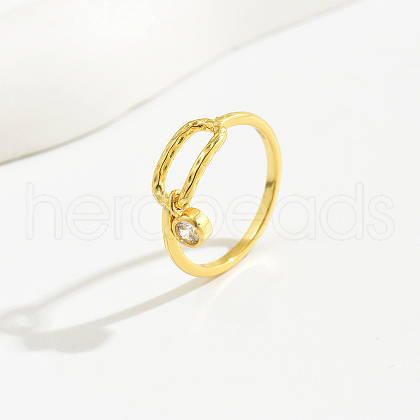 925 Sterling Silver Pave Cubic Zirconia Finger Rings for Women QN1296-2-1
