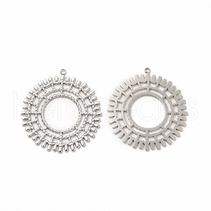 Non-Tarnish Ion Plating(IP) 304 Stainless Steel Pendants STAS-E185-10P-1