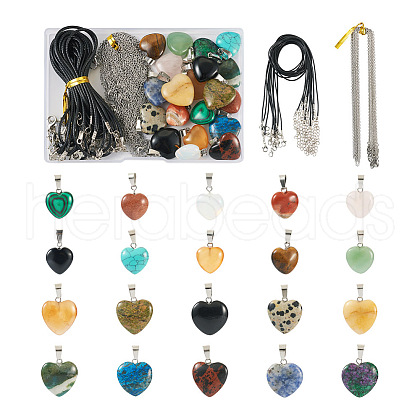 Fashewelry DIY Pendant Necklace Making Kit DIY-FW0001-34-1