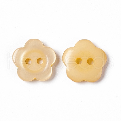 Resin Buttons RESI-D031-15mm-07-1
