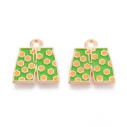 Beach Theme Alloy Enamel Pendants ENAM-T022-33L-1