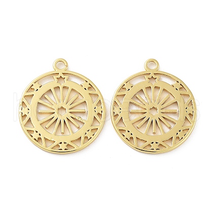 304 Stainless Steel Pendants STAS-F304-01G-01-1