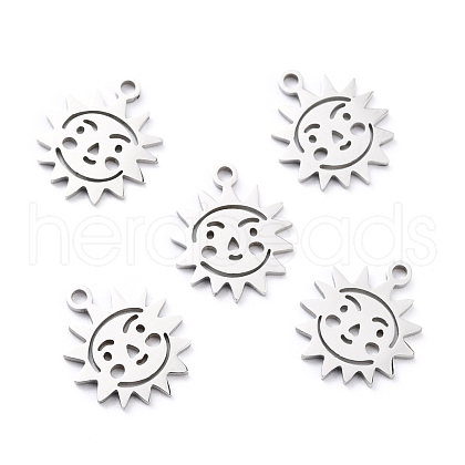 Non-Tarnish 201 Stainless Steel Charms STAS-D176-05P-1