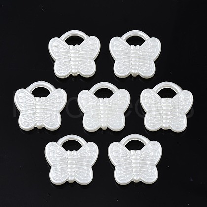 ABS Plastic Imitation Pearl Pendants KY-T023-012-1