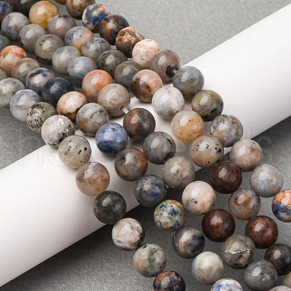 Natural Sodalite Beads Strands G-F591-13-01-1