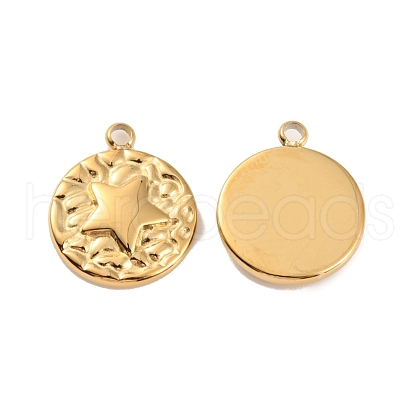Ion Plating(IP) 304 Stainless Steel Pendants STAS-D051-13G-1