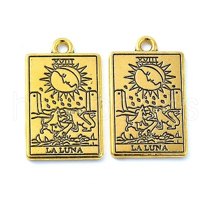 Rack Plating Alloy Pendants PALLOY-N163-180C-AG-1