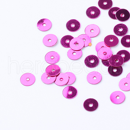 Ornament Accessories Plastic Paillette Beads X1-PVC-R014-4mm-08-1