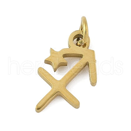 304 Stainless Steel Pendants STAS-U058-01G-09-1