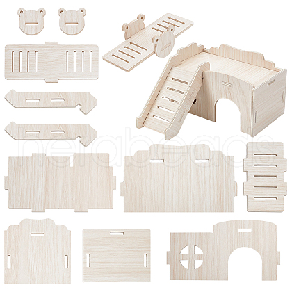 2 Sets 2 Style Wooden Teeter-totters DIY-FG0005-09-1