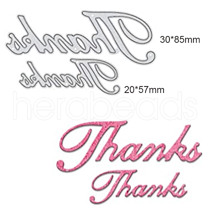 Carbon Steel Cutting Dies Stencils DIY-WH0170-131-1