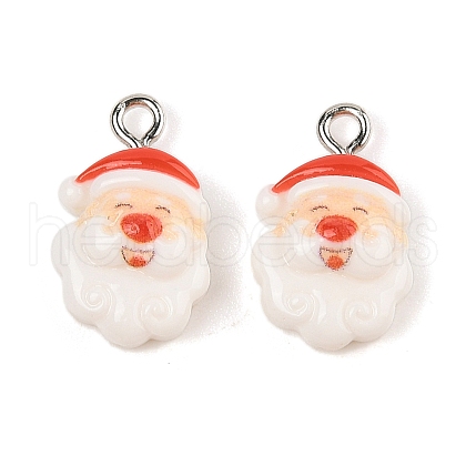 Christmas Theme Opaque Resin Pendants RESI-S08-02J-1