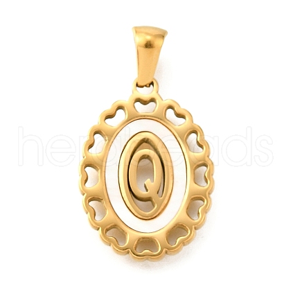 Golden 304 Stainless Steel Pendants STAS-K300-02G-Q-1