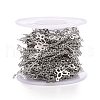 Tarnish Resistant 304 Stainless Steel Butterfly Link Cable Chains CHS-E006-03P-3