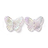 UV Plating Acrylic Rainbow Iridescent Pendants OACR-C003-07-2