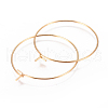 304 Stainless Steel Hoop Earrings Findings STAS-I120-60C-G-2