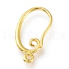 Brass Earring Hooks KK-XCP0001-23-3