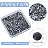 SUNNYCLUE 4 Bags Glass Flat Back Rhinestone RGLA-SC0001-06B-2