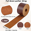 2M Flat AB Grade Cowhide Leather Cord AJEW-WH0479-73C-03-2