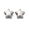 304 Stainless Steel Beads STAS-C128-01A-P-1
