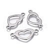 Tarnish Resistant 304 Stainless Steel Links connectors STAS-P236-26P-1