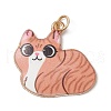 Alloy Enamel Pendants PALLOY-JF03563-3