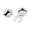Brass Cufflinks KK-T074-63P-02-NR-3