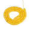 Dyed Natural White Jade Beads Strands G-T139-57A-01-2