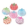 4-Hole Button Plastic Cabochons BUTT-V001-01-1