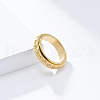 Simple Style 304 Stainless Steel Rotating Finger Rings FS-WGCAB4E-08-1