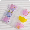 Rabbit/Dragon/Cat Pendant DIY Silhouette Silicone Mold DIY-K073-09B-1