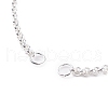 304 Stainless Steel Rolo Chain Slider Bracelet Making AJEW-JB01111-4