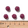 Pave Disco Ball Beads X1-RB-A130-10mm-16-3