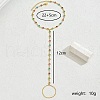 Holiday Brass Micro Pave Zircon Flower Tassel Charm Anklets Toe Ring for Women TX0877-2-1