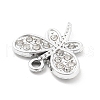 Alloy Rhinestone Pendants FIND-U026-25C-P-2