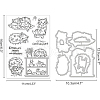 BENECREAT PVC Plastic Stamps DIY-BC00055-49-2