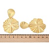 304 Stainless Steel Dangle Stud Earrings EJEW-S253-12G-1-3