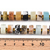 Natural Flower Amazonite Beads Strands G-T140-33-5