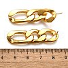 PVD Vacuum Plating 304 Stainless Steel Stud Earrings EJEW-D095-23G-3