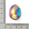 Mother's Day Gifts Electroplated Synthetic Non-Magnetic Hematite Palm Stones G-H021-03-4