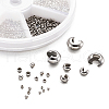 304 Stainless Steel Crimp Beads STAS-TA0004-11P-3