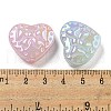 UV Plating Iridescent Acrylic Beads X-OACR-G039-18-3