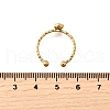 304 Stainless Steel Cuff Rings for Women RJEW-H250-01G-5